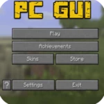 pc gui pack for minecraft pe android application logo